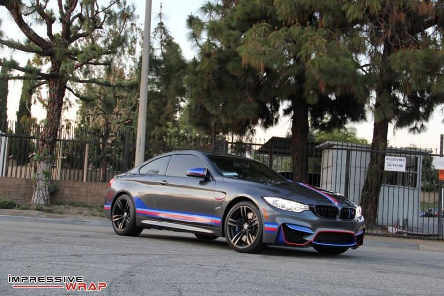 BMW M4 Coupe by Impressive Wrap 2016 года  (фото 5 из 12)